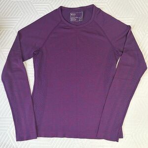 FIGS MEDIUM Seamless Salta Underscrub. HEATHER PURPLE WITH PINK